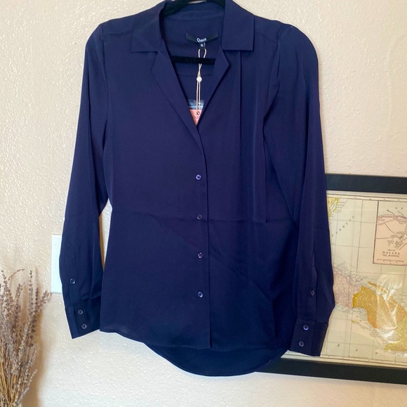 Quince Washable Silk Blouse - Picture 1 of 6